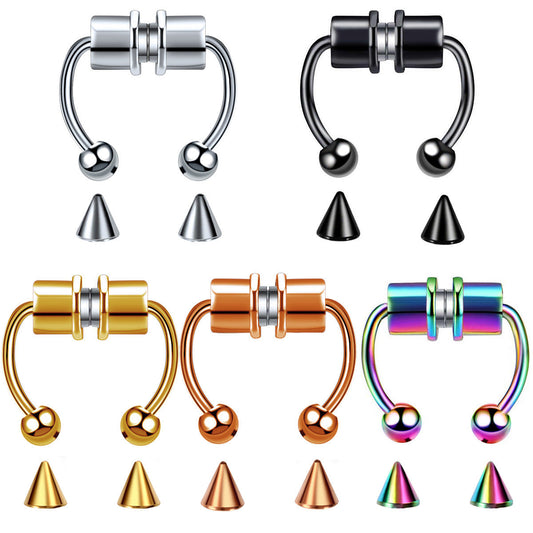 Stainless Steel Magnetic Nose Ring Nose Clip