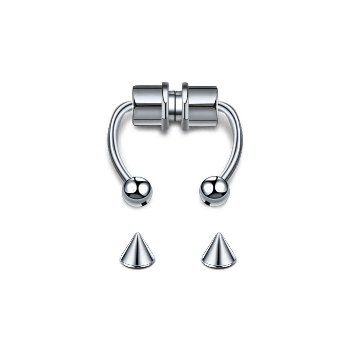 Stainless Steel Magnetic Nose Ring Nose Clip