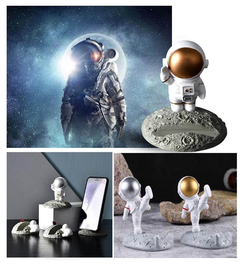 Astronaut phone holder