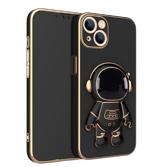 Cover With Phone Holder Stand Astronaut For iPhone