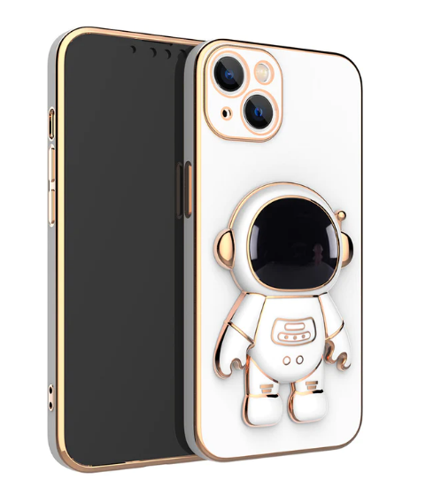 Cover With Phone Holder Stand Astronaut For iPhone