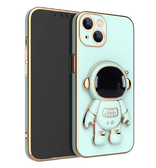 Cover With Phone Holder Stand Astronaut For iPhone