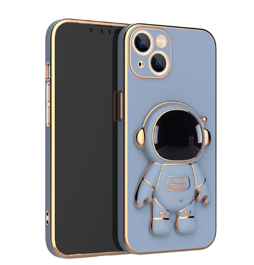 Cover With Phone Holder Stand Astronaut For iPhone