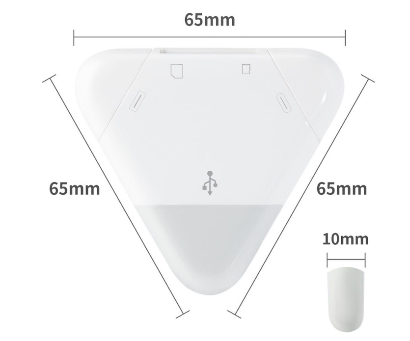 The New Magnetic SD TF 3 in 1 Card Reader