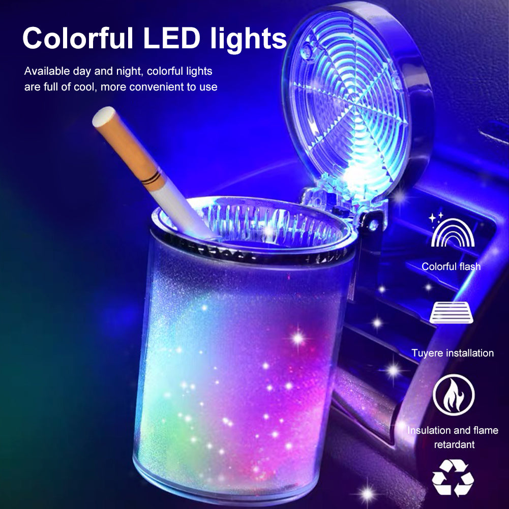 LED ashtray for car