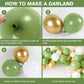 18 Inch  Bean Paste Green Balloon Set